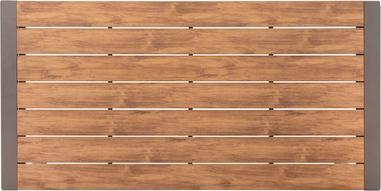 Garten- und Terrassentisch Aluminium Goya Champagner 160x80x75cm