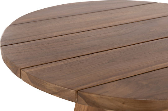 Garden & Terrace Table for Small Outdoor Spaces from Teak Natural 60x60x75cm
