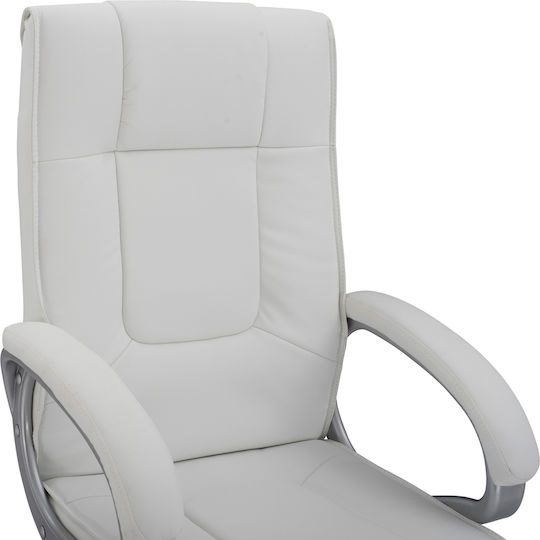 HomeMarkt Chander Executive Office Chair With Recline White