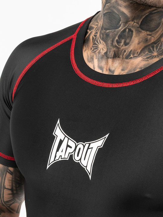 Αθλητικό T-shirt Black/white/red