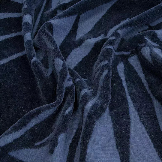 Lino Home Beach Towel Cotton Blue 160x86cm.