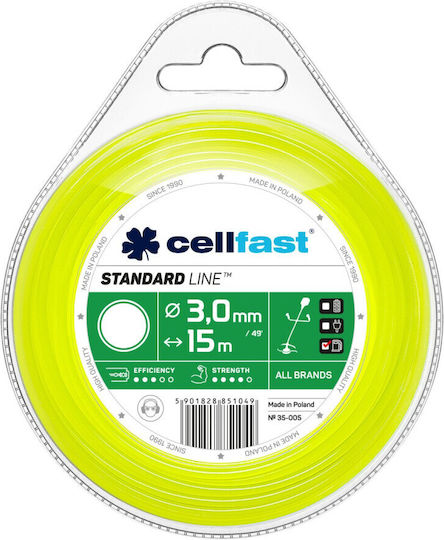 Cellfast Mähfaden Länge 15m und Dicke 2.4mm