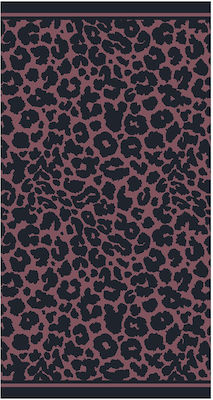 Melinen Leopard Strandtuch Braun 160x86cm.