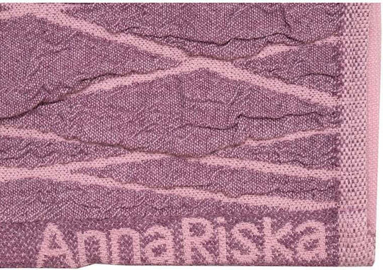 Anna Riska Πετσέτα Χεριών Nefeli 30x50εκ. Lilac Pink Βάρους 600gr/m²