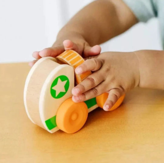 Melissa & Doug Όχημα από Ξύλο με Ήχους