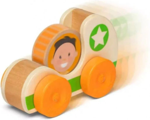 Melissa & Doug Όχημα από Ξύλο με Ήχους