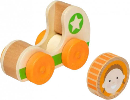 Melissa & Doug Όχημα από Ξύλο με Ήχους