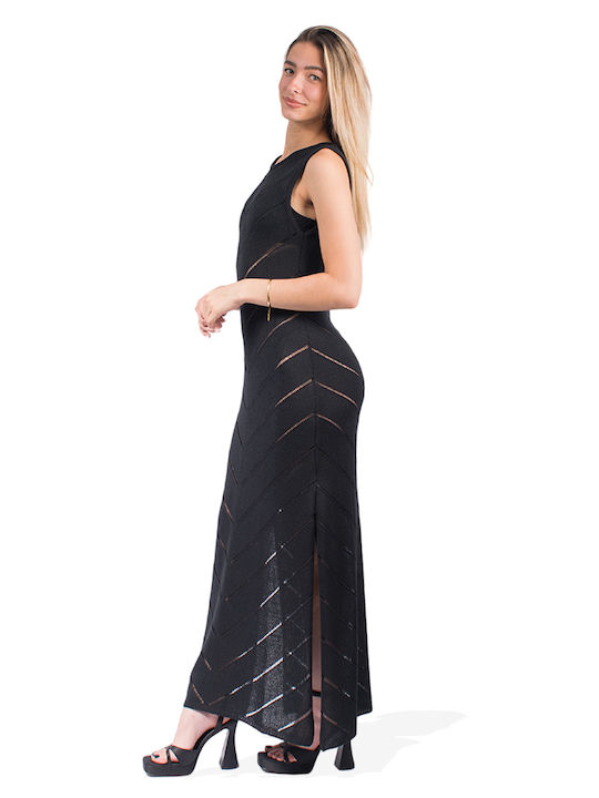 Summer Maxi Evening Dress Black
