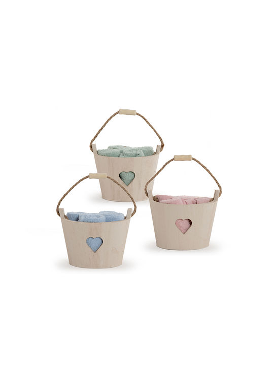 Nef-Nef Homeware Heart Basket 30xсм Син Тегло 450гр/м²