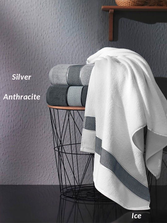 Guy Laroche Facecloth Arten 50x90cm Silver Weight 500gr/m²