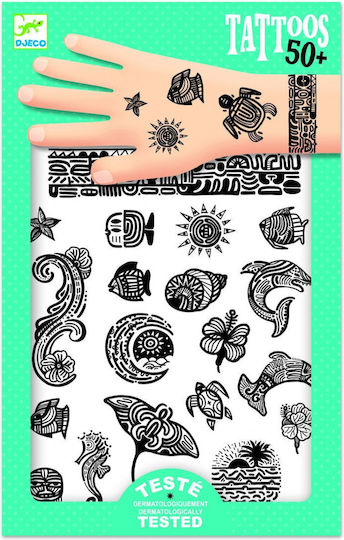 Djeco Polynesian Patterns Kids Tattoos