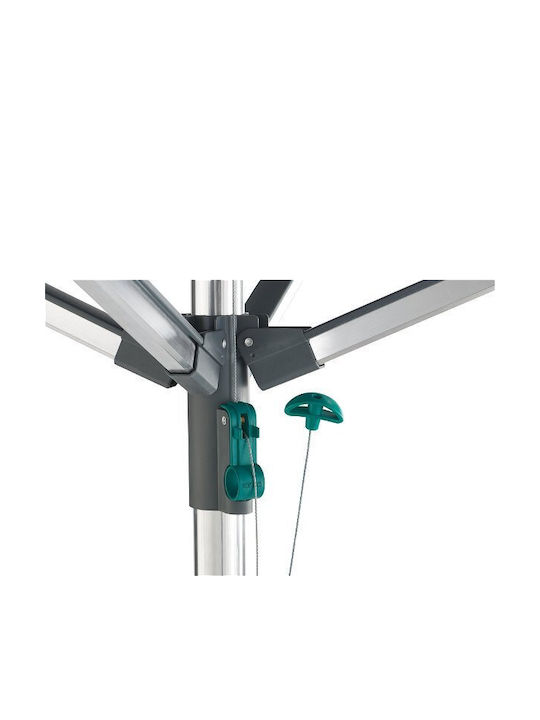 Garten & Terrassen Sonnenschirm Bodenständer Quadratisch Aluminium Gray