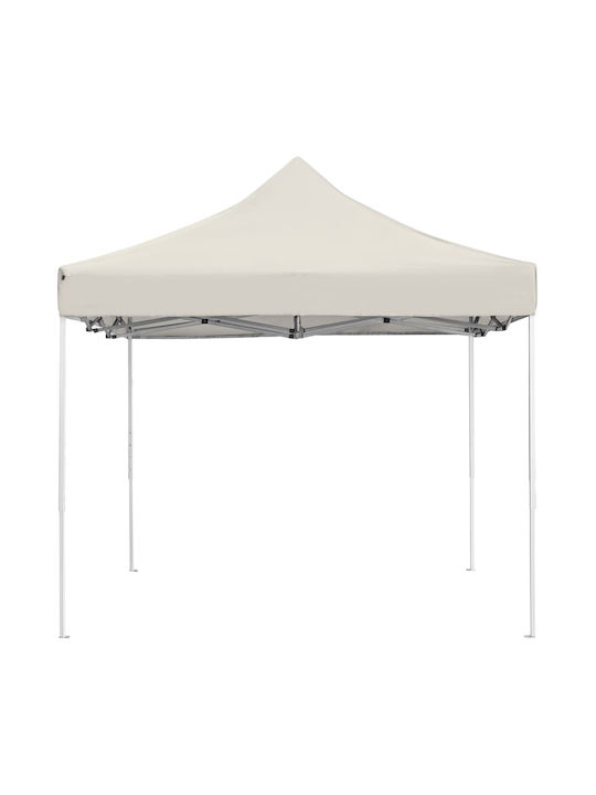 Klikareto Faltbarer Pavillon Garten Weiß 3x4.5m
