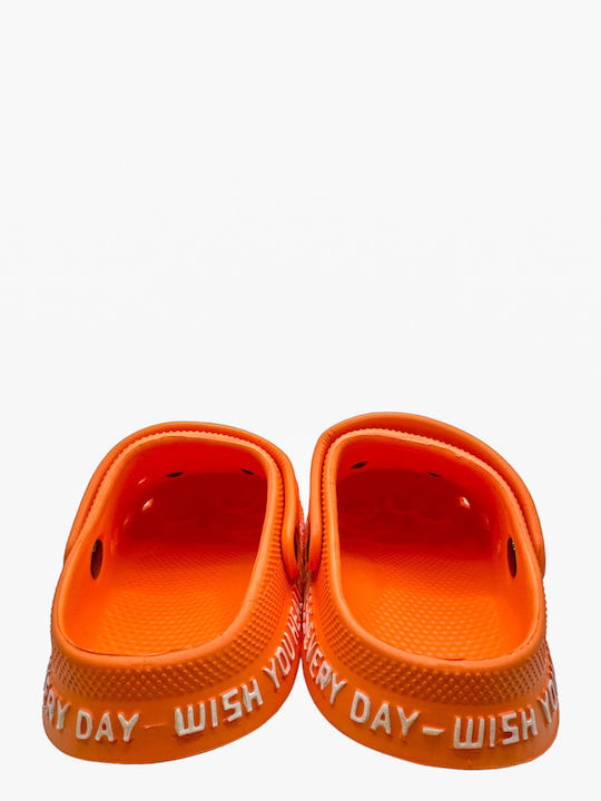 Kinder Anatomische Badeschuhe Orange