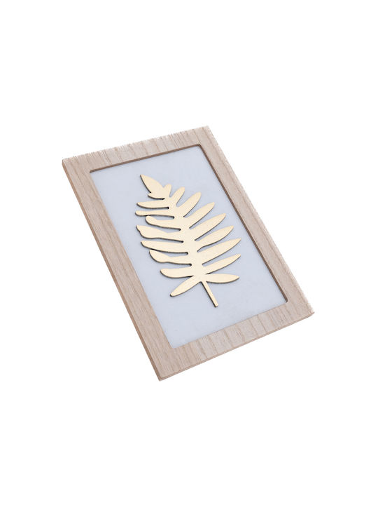 Uncle George Wall Decor White Wooden 21x1x14.5cm