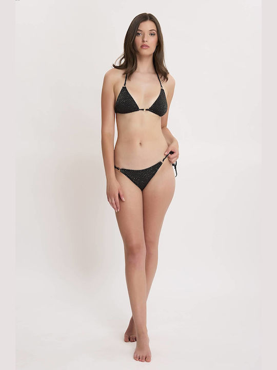 MyCesare Set Bikini Μαύρο