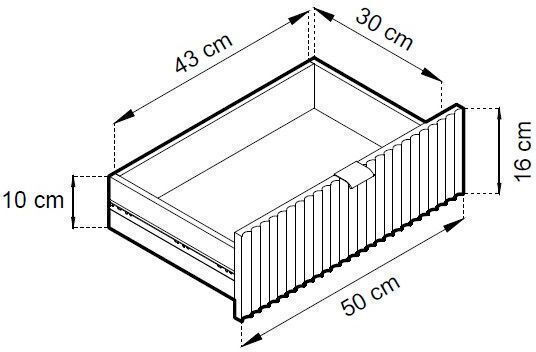 Έπιπλο Τηλεόρασης Nova Πράσινο Μ154xΠ39xΥ56cm P_Nova_TV_LAB-c