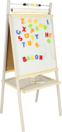 ikonka Magnetic Tablă marker Tablă de seminar cu un trepied 45x40cm