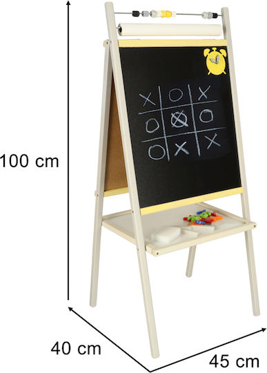 ikonka Magnetic Tablă marker Tablă de seminar cu un trepied 45x40cm