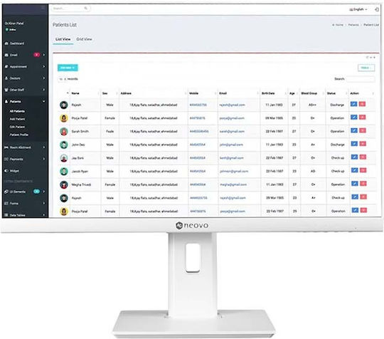 AG Neovo ME-2701 IPS Monitor 27" FHD 1920x1080