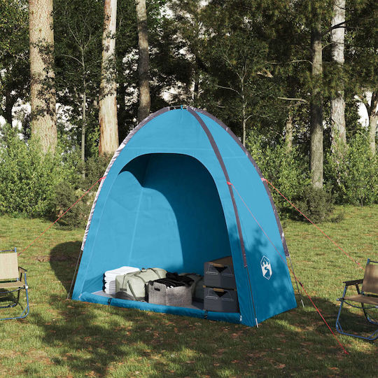 vidaXL Σκηνή Camping Μπλε για 1 Άτομο 198x85x191εκ.