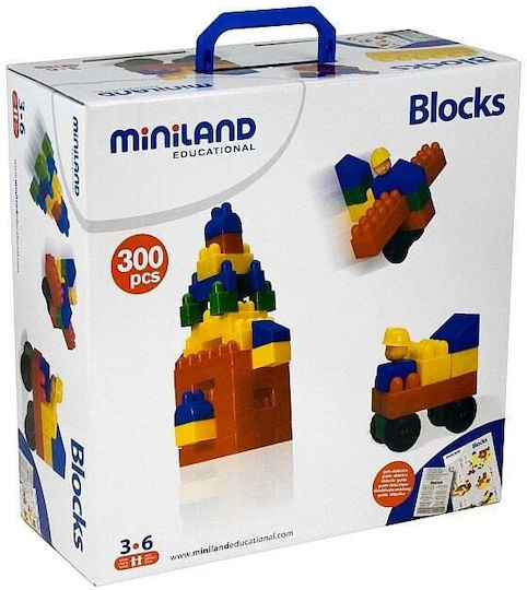 Miniland Блокчета Construction Game за 3 - 6 години 300бр