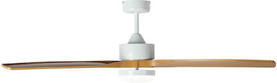 Jata Ceiling Fan with Light and Remote Control Brown