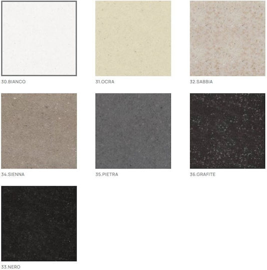 Sanitec Ultra Granite Drop-In Мивка от Синтетичен Гранит Ш60xД50см Неро