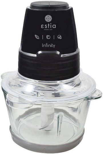 Estia Infinity Mini Chopper Multi 500W mit Behälter 1,5l Schwarze