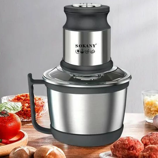 Sokany SK-7027 Multi Chopper 800W with 3L Inox Bowl