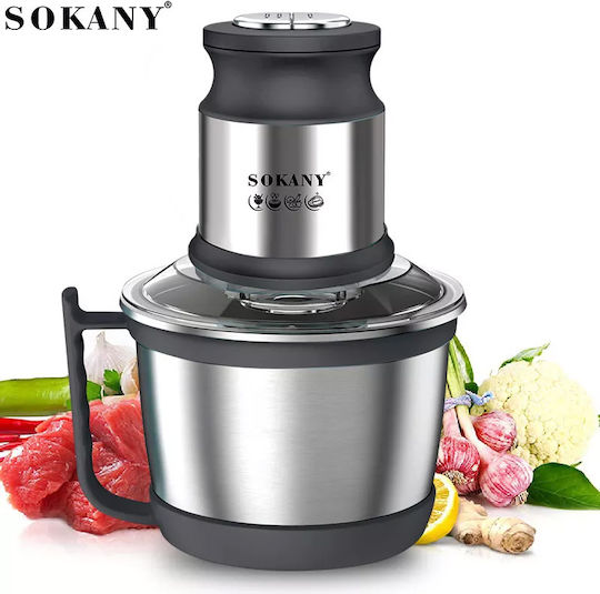 Sokany SK-7027 Multi Chopper 800W with 3L Inox Bowl