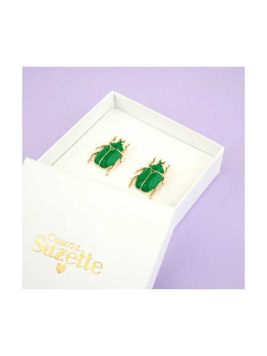 Coucou Suzette Steel Hoops Gold Plated