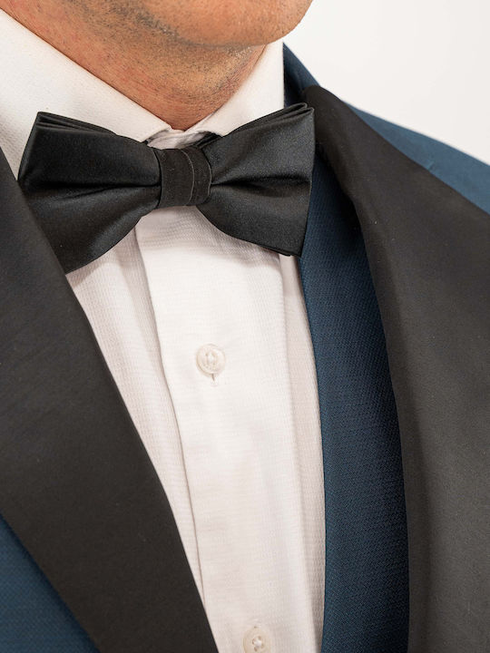Men's Suit with Vest Petrol Blue