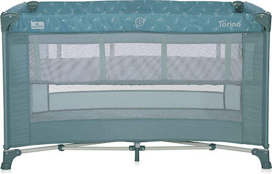 Lorelli Torino Παρκοκρέβατο 2 Επιπέδων με Στρώμα Arctic Floral 127x68cm