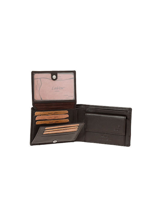 Lavor Men's Leather Wallet with RFID Brown