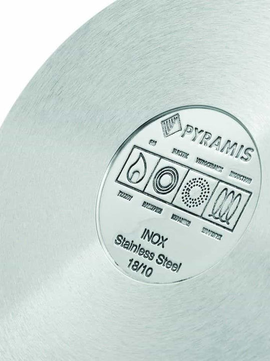 Pyramis Classic Βαθιά Ανοξείδωτη Κατσαρόλα 7.2lt / 26cm