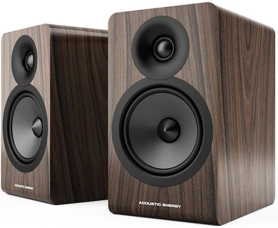 Acoustic Energy AE100-2 Двойка Hi-Fi Говорители Bookself 120W 2 Брой шофьори Ш16.5xД25xВ29см. Орехи