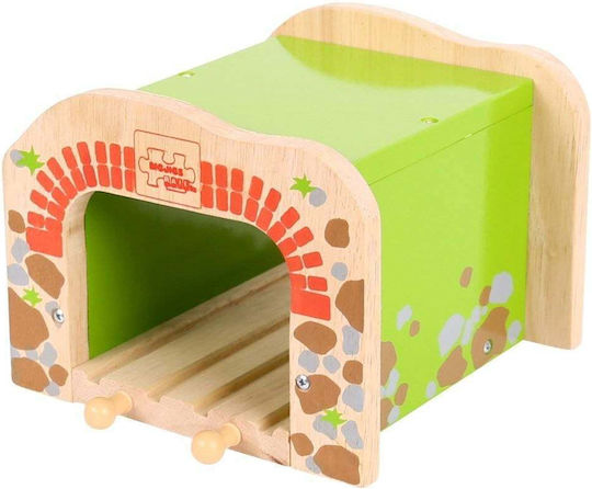 Big Jigs Tunel de Cale Ferată din Lemn pentru 3+ ani+ Ani