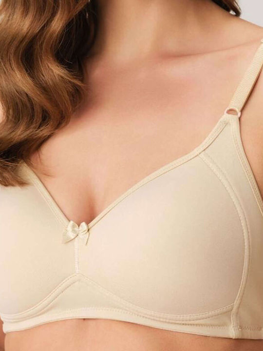 Beige Σουτιέν mit leichter Polsterung mit Bügel