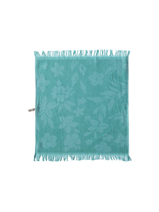 Nef-Nef Homeware Valia Coral Tea Towel from 100% Cotton Coral 50x50cm