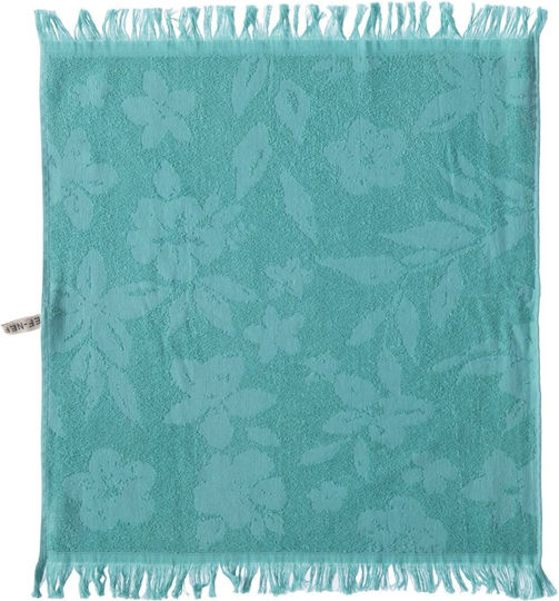 Nef-Nef Homeware Valia Coral Ποτηρόπανο από 100% Βαμβάκι Κοραλί 50x50cm