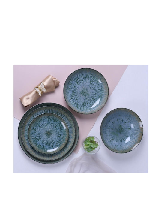 Cryspo Trio Alb Ceramică Set de Vase 20buc