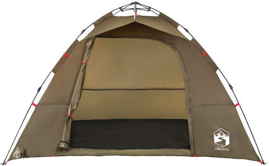 vidaXL Σκηνή Ψαρέματος Igloo Πράσινη για 4 Άτομα 262x254x172εκ.