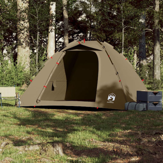 vidaXL Σκηνή Ψαρέματος Igloo Πράσινη για 4 Άτομα 262x254x172εκ.