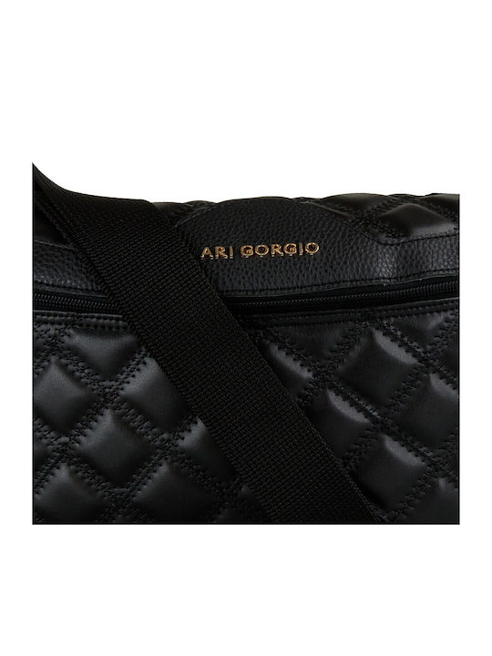 Καπιτονέ Bum Bag Τσαντάκι Ag Μαύρο Μαύρο