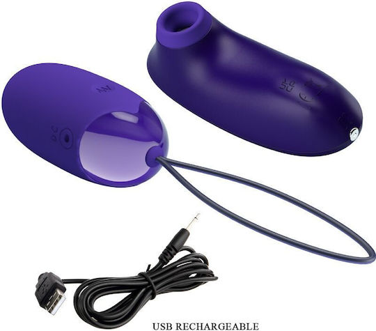 Pretty Love Stimulator Vibrator Ei mit Fernbedienung Lila