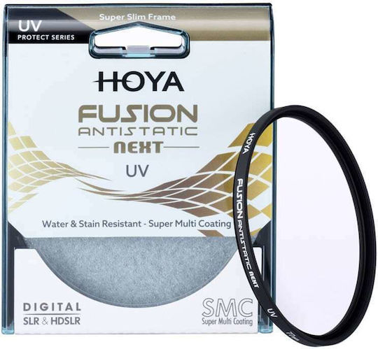 Hoya Fusion Antistatic Next Φίλτρo UV Διαμέτρου 62mm για Φωτογραφικούς Φακούς