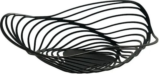 Alessi Φρουτιέρα Inox Γκρι 26x26x7εκ.