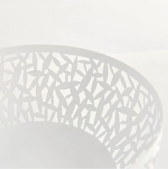 Alessi Cactus Obstschale Metallisch Weiß 29x29x10.8cm