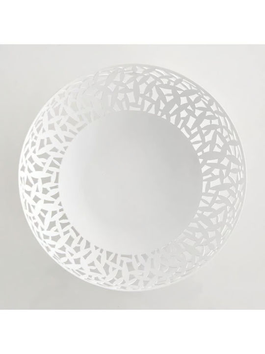 Alessi Cactus Плодова кошница Метал Бял 29x29x10.8бр